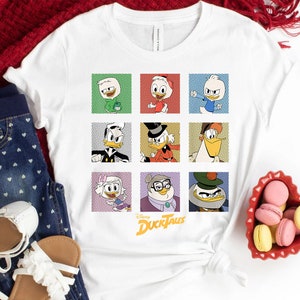 Disney Ducktales Box Up Group Shirt, Scrooge McDuck, Huey, Dewey, Louie Duck, Disneyland Family Matching Shirt, WDW Epcot Theme Park Shirt