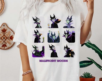 Disney Maleficent Moods Funny Horror Disney Family Matching Tee, Disneyland Family Vacation Trip, WDW Matching Shirts, Magic Kingdom Outfits