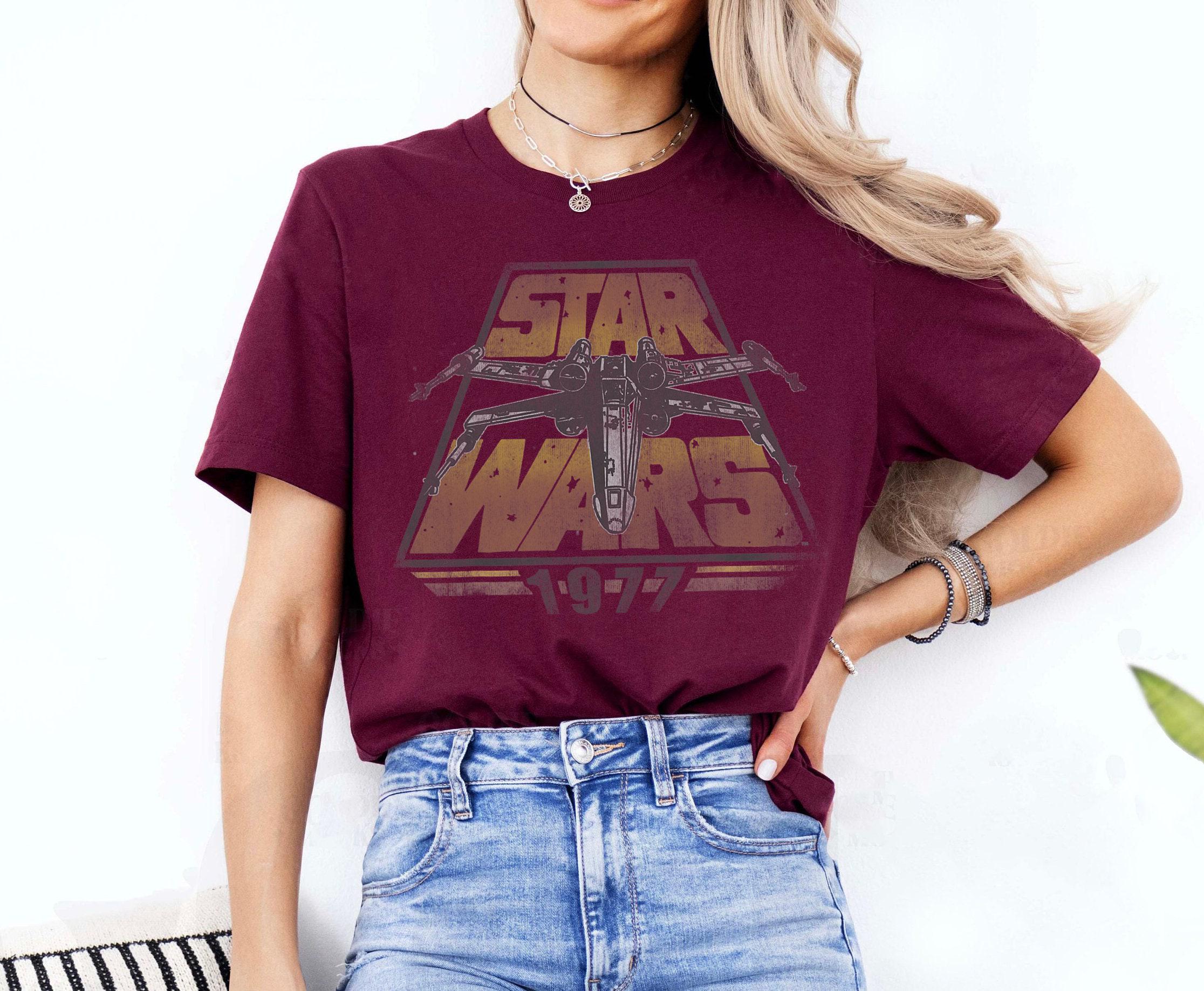 Star Wars X-wing 1977 Vintage Retro Graphic T-shirt C1 T-shirt 