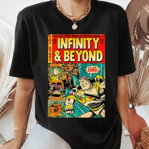 Disney Pixar Toy Story Buzz Lightyear Comic Retro Shirt, Disney Family Matching Shirt, Walt Disney World Shirt, Disneyland Trip Outfits image 2