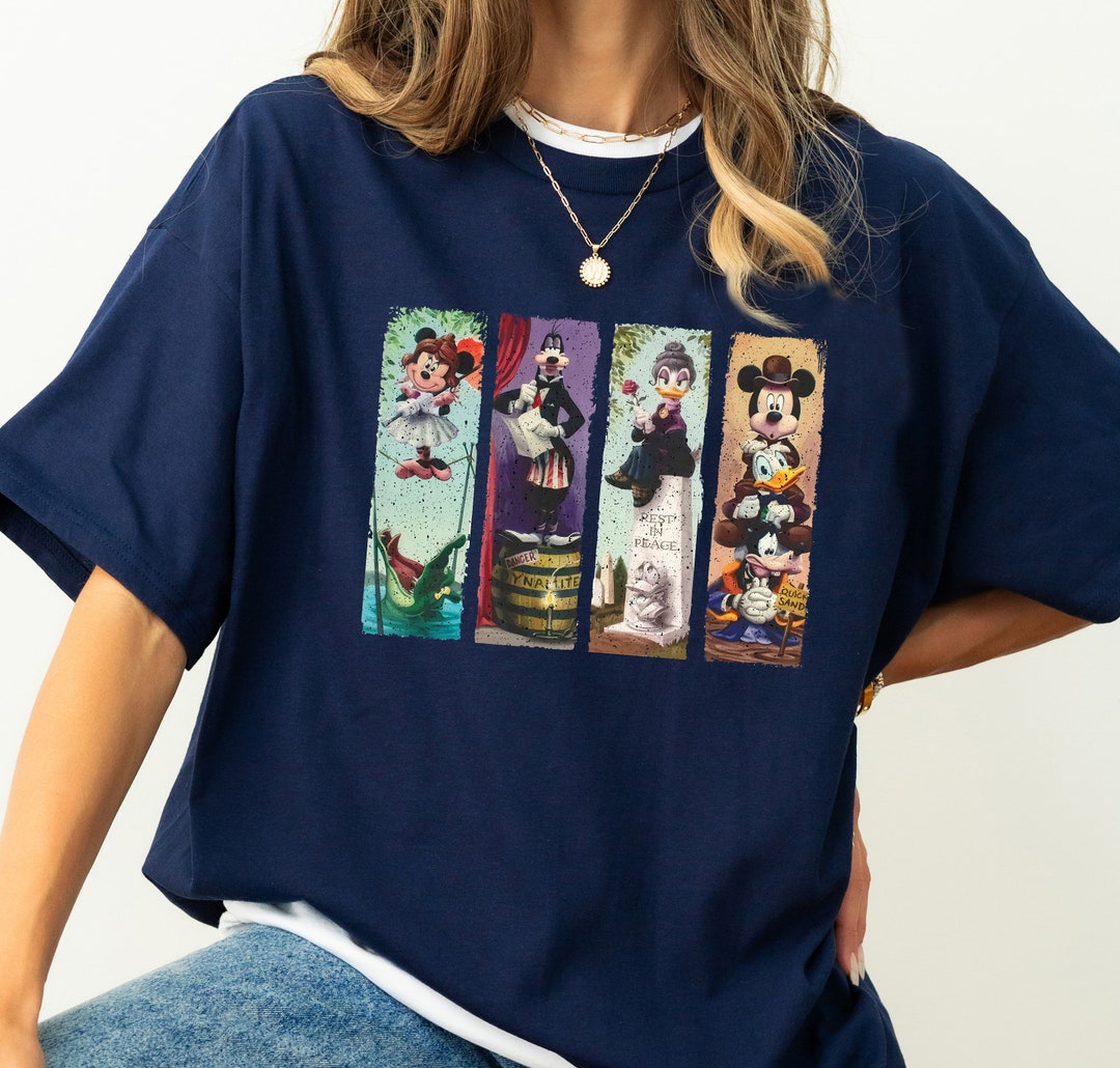 レア 90s Disney ホーンテッドマンション tシャツ ミッキー ドナルド USA製 ホーンテッドマンション ヴィンテージTシャツ ディズニー