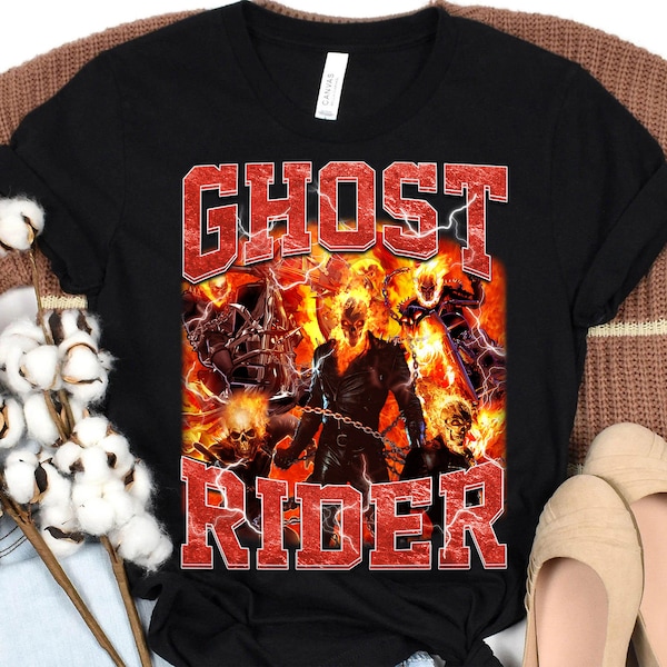 Ghost Rider Marvel Comic Poster Shirt, Disneyland Family Matching Shirt, Marvel Comic Shirt, WDW Epcot Theme Park Shirt