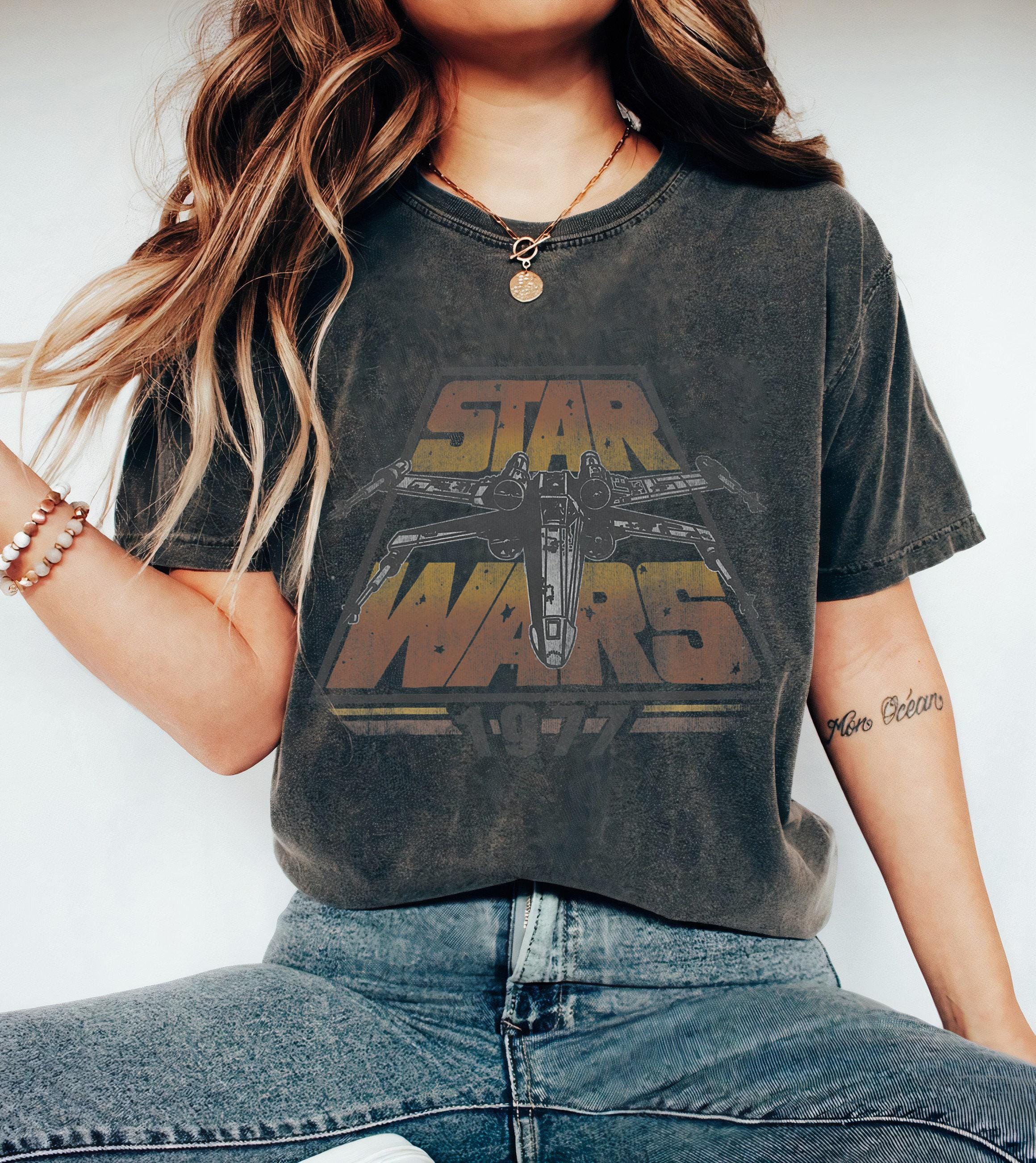 Star Wars X-wing 1977 Vintage Retro Graphic T-shirt C1 T-shirt 