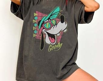 Camiseta retro de Disney Goofy de los 90, Mickey y sus amigos, camiseta familiar a juego de Disneyland, camiseta de Magic Kingdom, camiseta del parque temático WDW Epcot