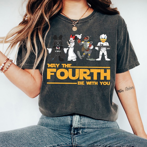 Star Wars Mickey and Friends Cosplay Darth Vader Stormtrooper T-Shirt, Galaxy's Edge Shirt, Disneyland Family Matching Shirt