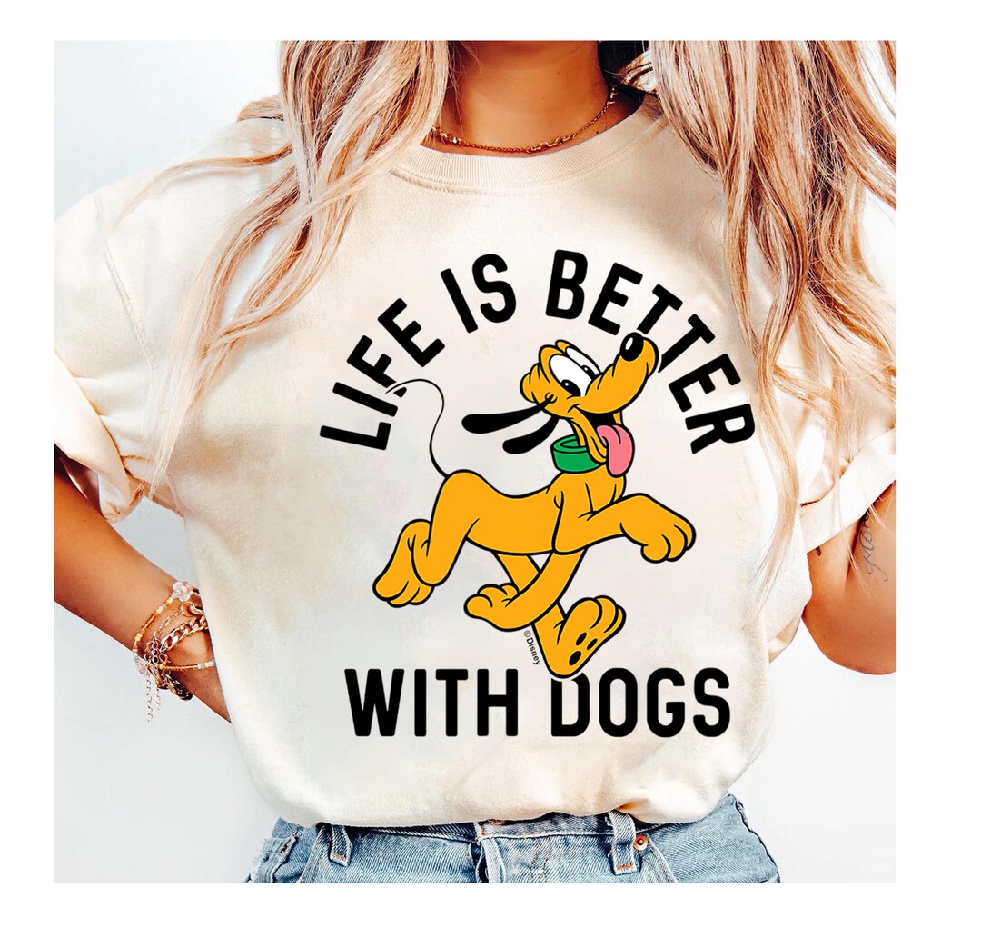 Life Is Better With A Dog - Dog Quotes T-shirt And Apparel Design Free Vector