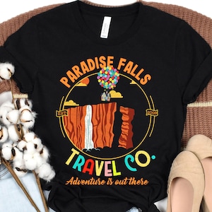 Disney Pixar Up Paradise Falls Vacation Travel Co Shirt, Adventure Is Out There Tshirt, Disneyland Family Matching Shirts, Animal Kingdom