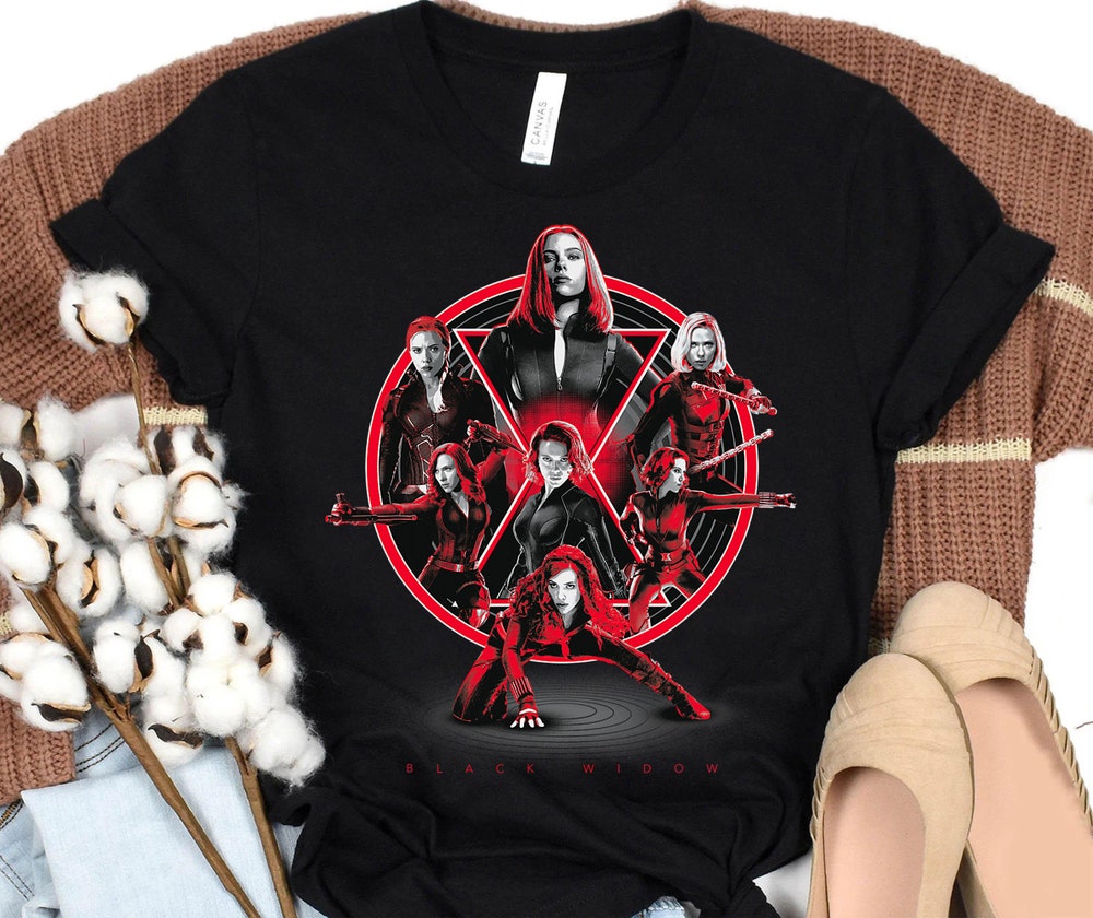 Marvel Avengers Black Widow Multiplied T-Shirt, Disneyland Family Matching Shirt, Marvel Comic Shirt, Wdw Epcot Theme Park Shirt Hoodyx Style