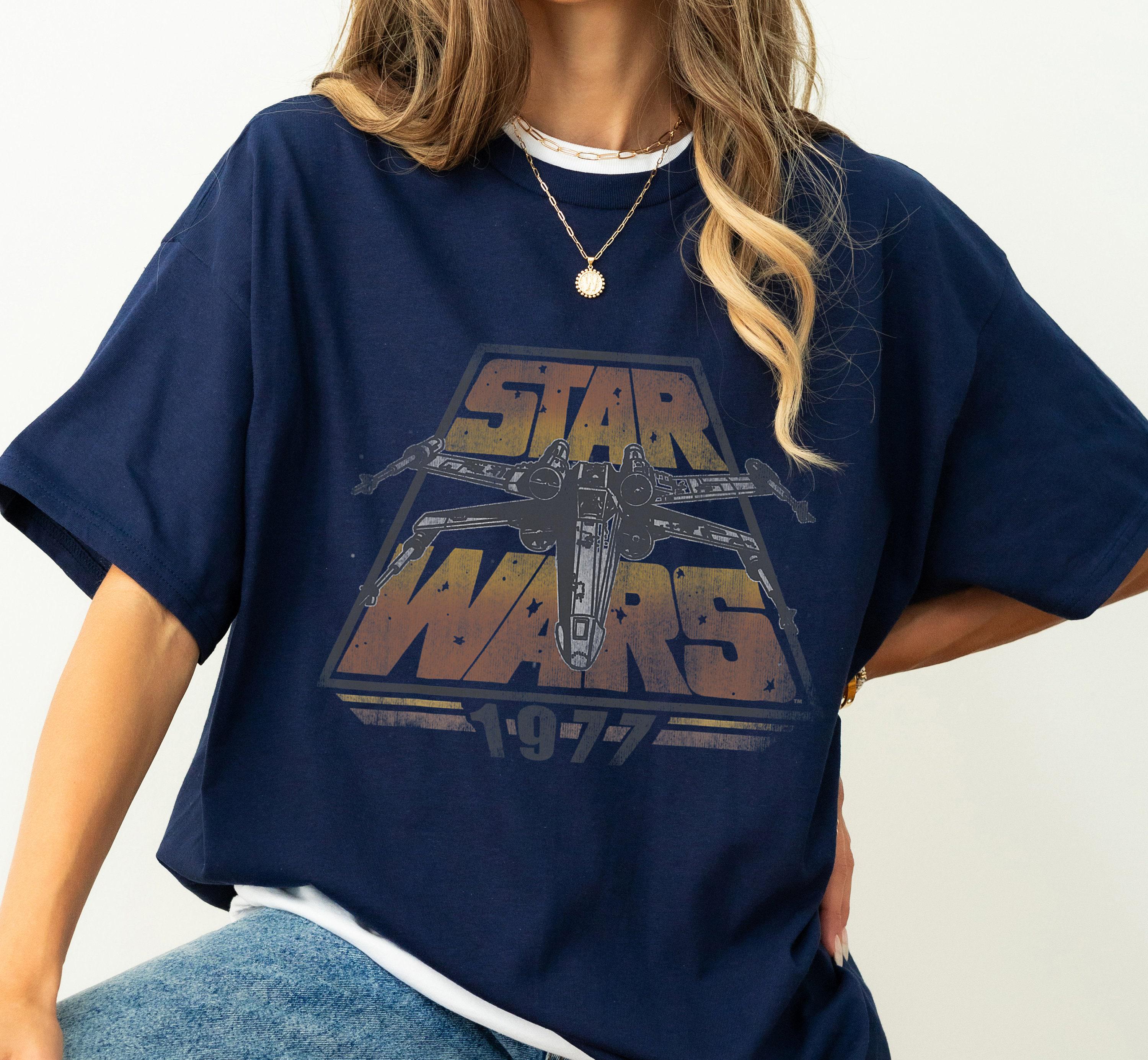 Star Wars X-wing 1977 Vintage Retro Graphic T-shirt C1 T-shirt 