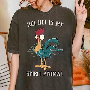 Disney Moana Hei Hei Is My Spirit Animal Portrait Funny Shirt, Disney Family Matching Shirt, Walt Disney World Shirt, Disneyland Trip Outfit
