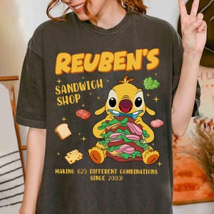 Disney Lilo and Stitch Reuben Shirt, Reuben’s Sandwich Shop Tee, Making 625 Combinations Since 2003 Shirt, WDW Disneyland Trip Shirt image 4