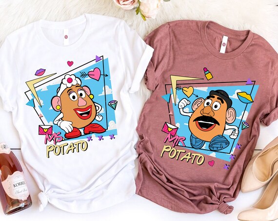 Retro Disney Toy Story Mr and Mrs Potato Head Shirt, Disney Retro Disney Toy Story Mr and Mrs Potato Head Shirt, Disney