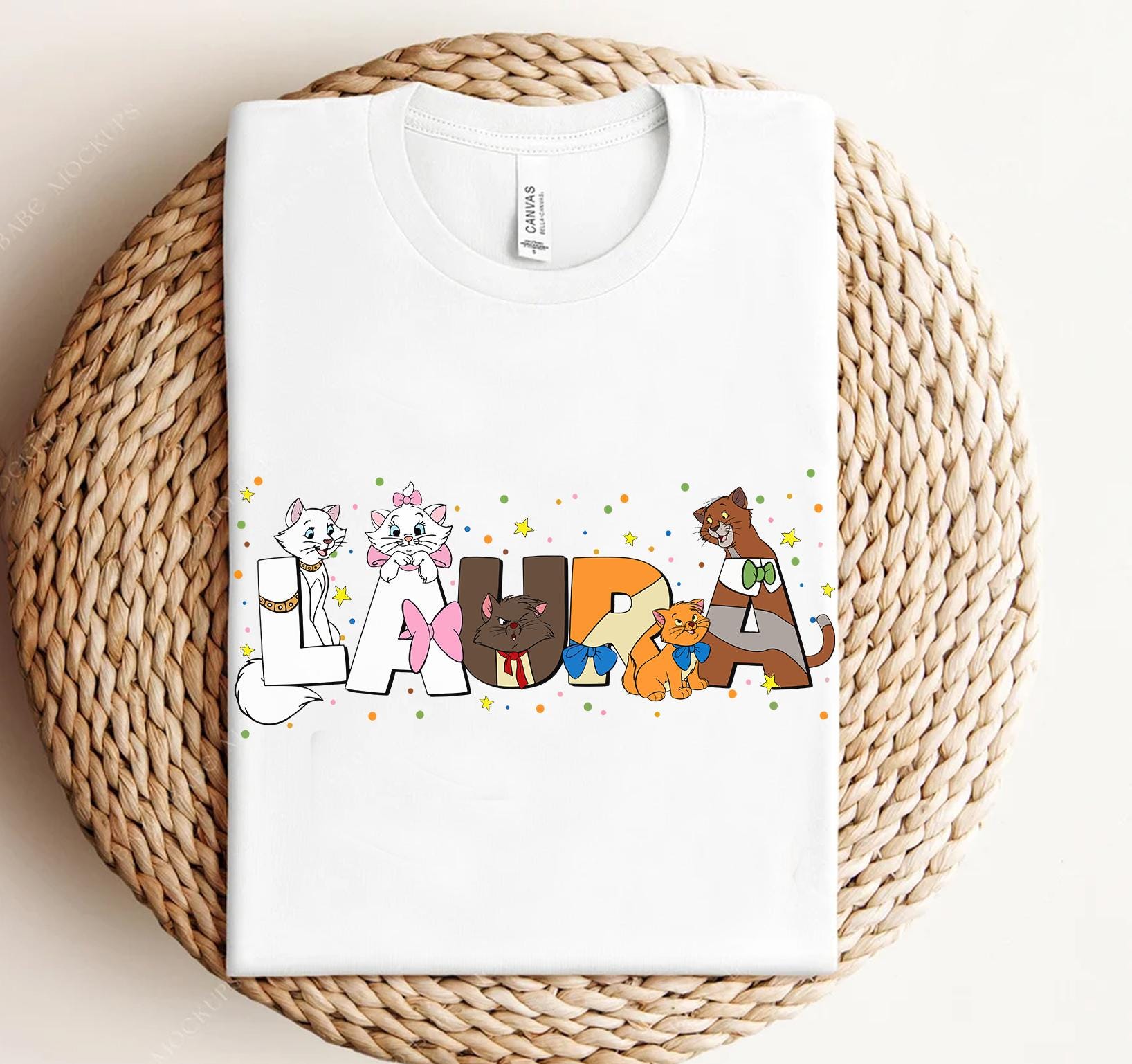 Custom Name the Aristocats Shirt, Personalized Disney
