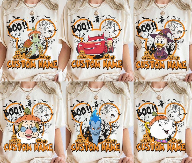 Customized Disney All Characters Halloween Shirt, Mickey & Friends Toy Story 5 Stitch Star War Marvel Halloween Tee, Mickey's Not So Scary image 2