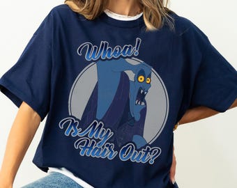 Camiseta gráfica de Disney Hércules Hades ¡Vaya, tengo el pelo suelto!, Camiseta de villanos de Disney, Camiseta a juego para la familia Disney, Conjuntos para el viaje a Disneyland WDW