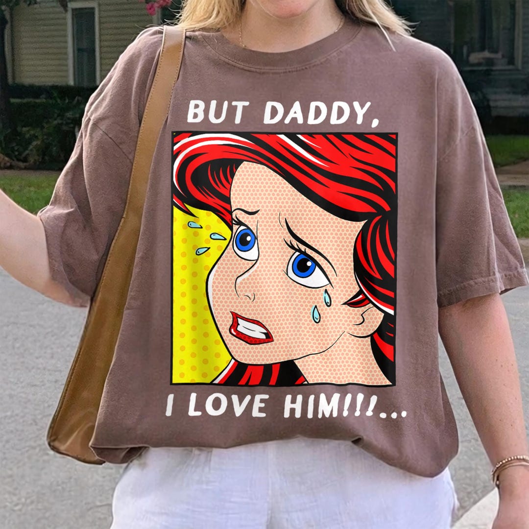 ディズニー アリエル 人魚だけどパパ大好きTシャツ、リトル