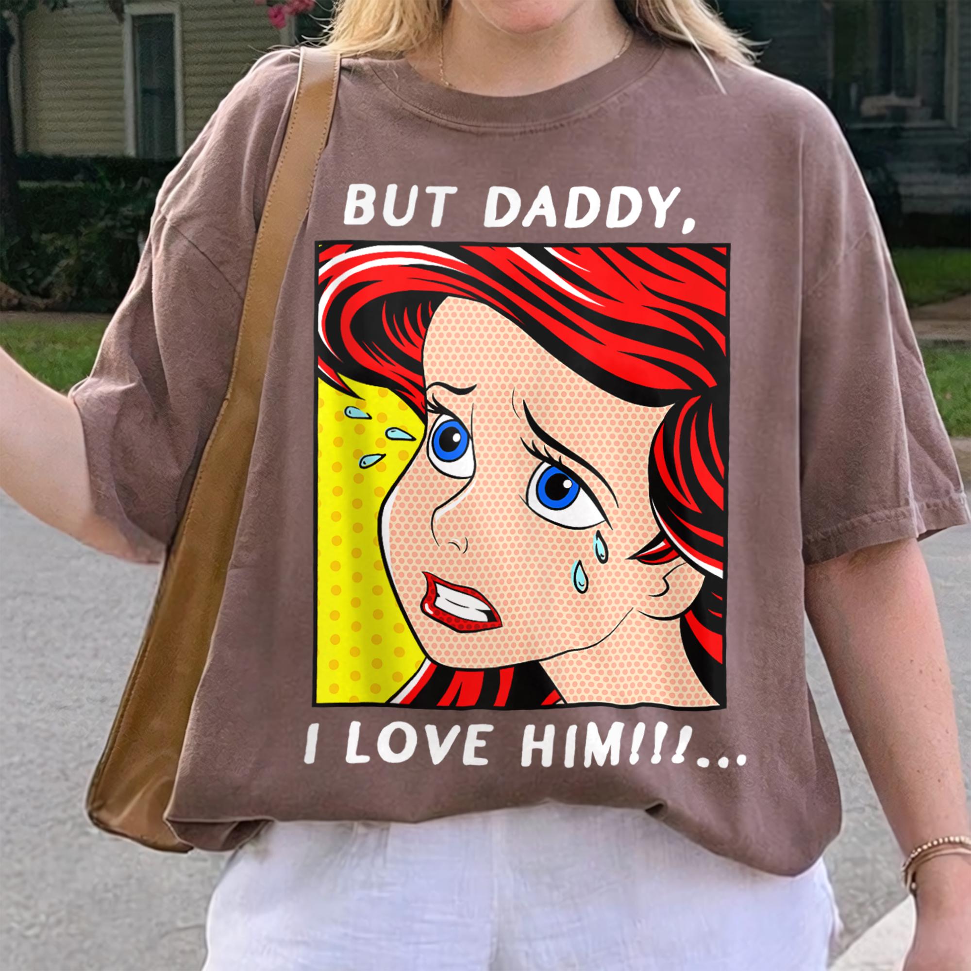 ディズニー アリエル 人魚だけどパパ大好きTシャツ、リトル