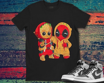 deadpool groot hoodie