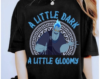 Camiseta retro de Hércules, villano de Hades de Disney, camiseta de villano de Un poco oscuro y sombrío de Disney, camiseta familiar a juego de Disneyland WDW
