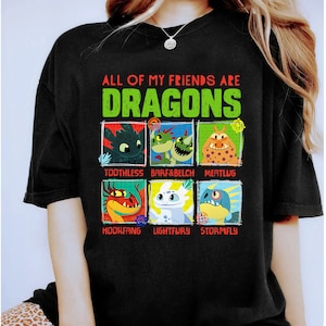How To Train Your Dragon 3 Hidden World Best Friends T-Shirt How To Train Your Dragon 3 Hidden World Best Friends T-Shirt