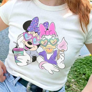Disney Minnie Mouse and Daisy Duck Love Summer Shirt, Mickey and Friends Tee, Disneyland Family Matching Shirt, WDW Epcot Theme Park Shirt
