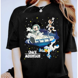 Vintage Space Mountain Shirt, Disney Mouse And Friends Space Shirt, Disney Space Shirt, Disneyland Family Matching Tee