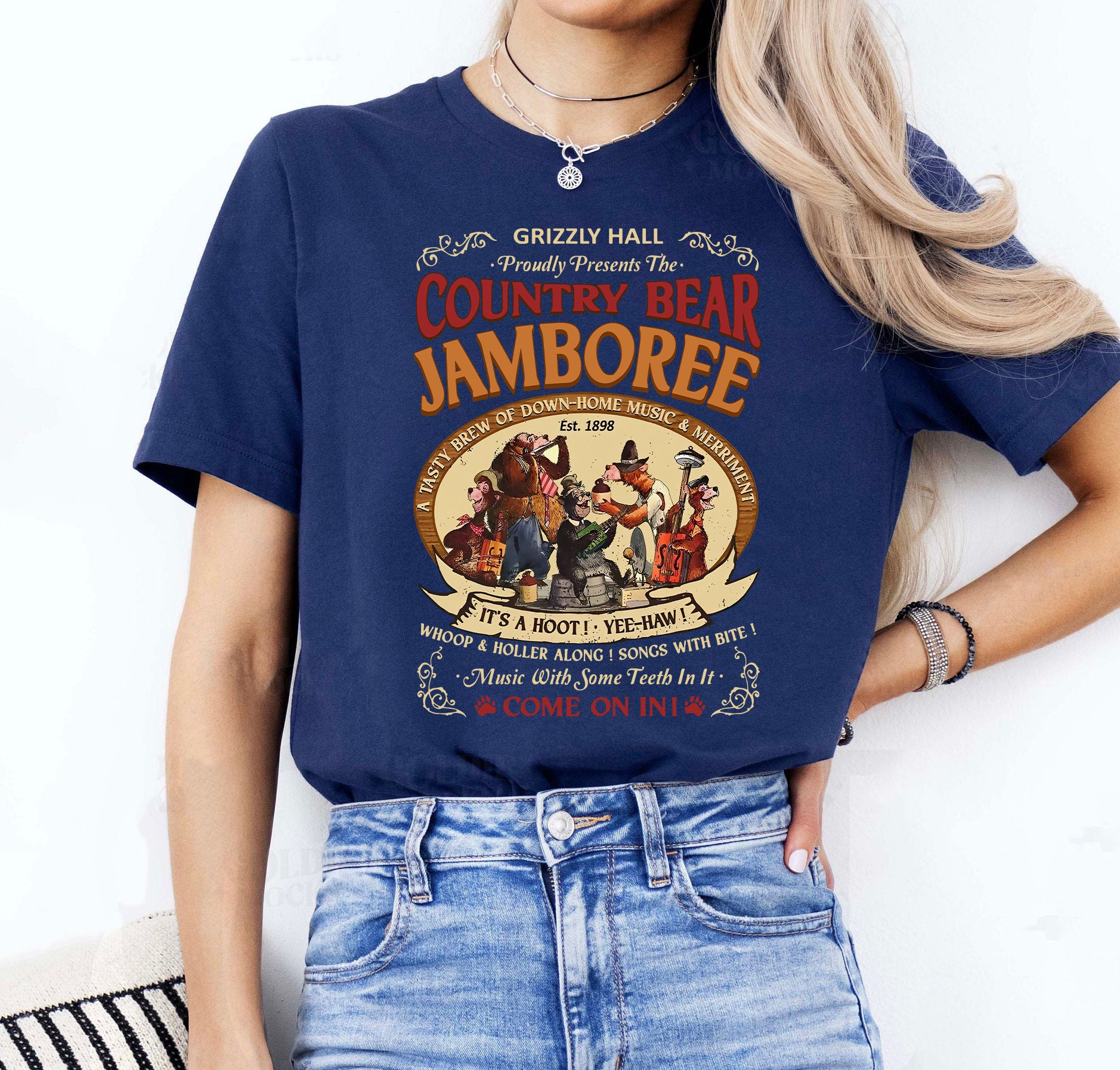 レトロ カントリー ベア ジャンボリー シャツ グリズリー ホール