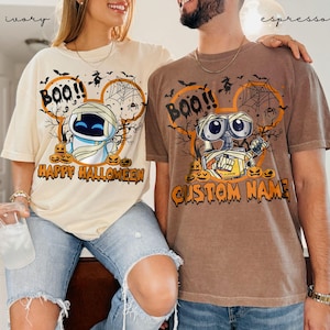 Customized Disney All Characters Halloween Shirt, Mickey & Friends Toy Story 5 Stitch Star War Marvel Halloween Tee, Mickey's Not So Scary image 11