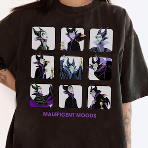 Camicia Disney Maleficent Moods, Camicia della Bella Addormentata, Maglietta abbinata alla famiglia Disney, Viaggio di vacanza in famiglia a Disneyland, Abiti coordinati WDW