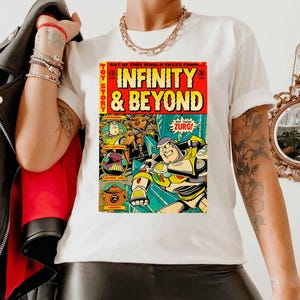 Disney Pixar Toy Story Buzz Lightyear Comic Retro Shirt, Disney Family Matching Shirt, Walt Disney World Shirt, Disneyland Trip Outfits image 3