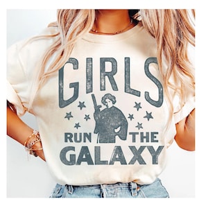 Star Wars Princess Leia Girls Run The Galaxy T-Shirt Pro Choice Shirt Womens RightsStar Wars Celebration, Galaxy's Edge, Star Wars Day