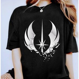 Star Wars Obi-Wan Kenobi Jedi Order T-Shirt, Jedi Order T-shirt, Black Rebel Alliance Symbol Tee,Starbird Emblem Shirts, Disney Starwars Fan
