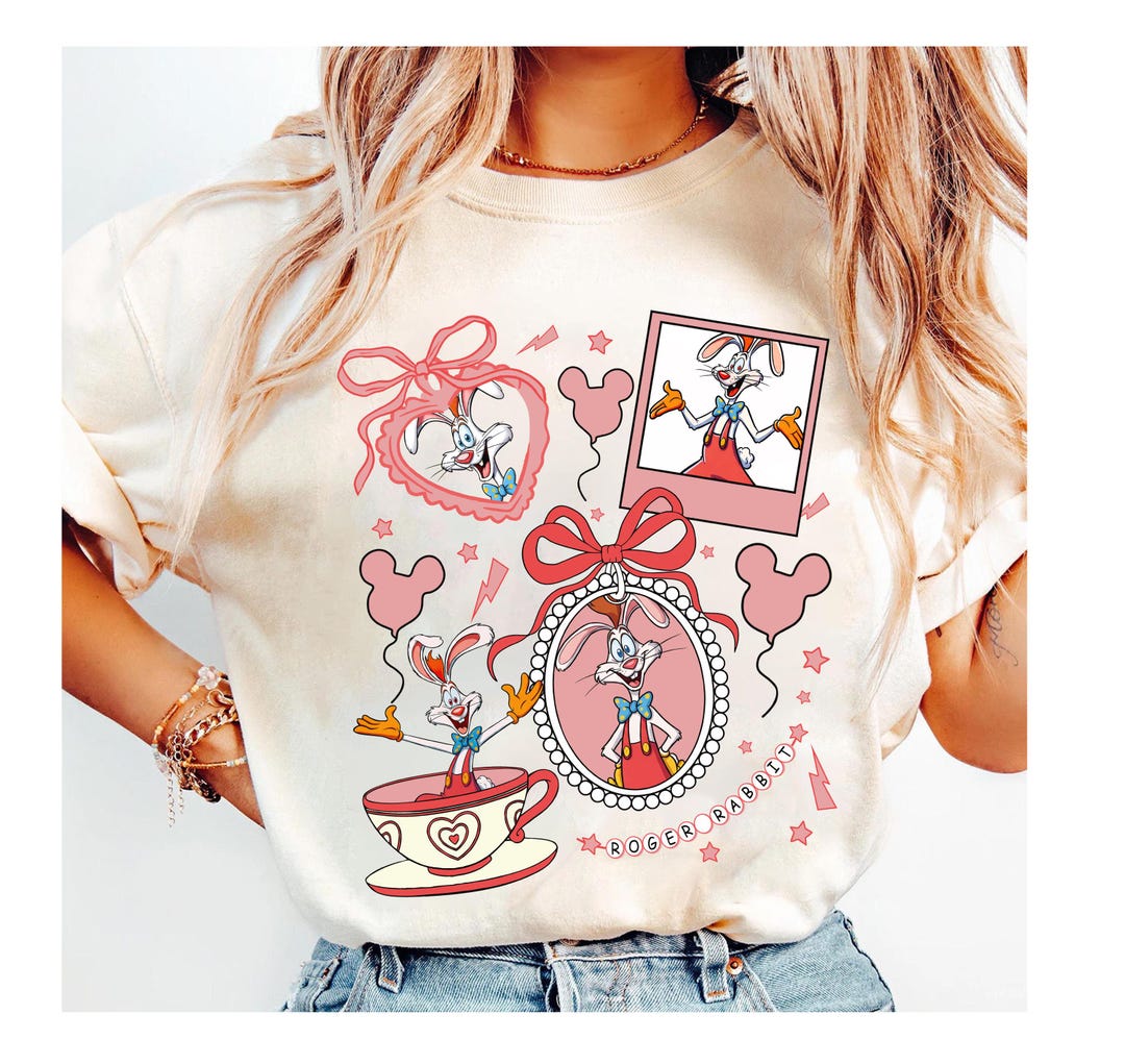 Disney Coquette Bows Roger Rabbit Shirt, Funny Roger Rabbit Balloon ...