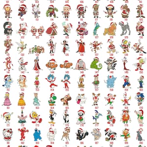 Disney Pixar Cars All Characters Christmas Lights shirt McQueen Sally Tow Mater Doc Hudson Mickey Stitch,Star Wars,Princess Xmas Lights Tee image 7