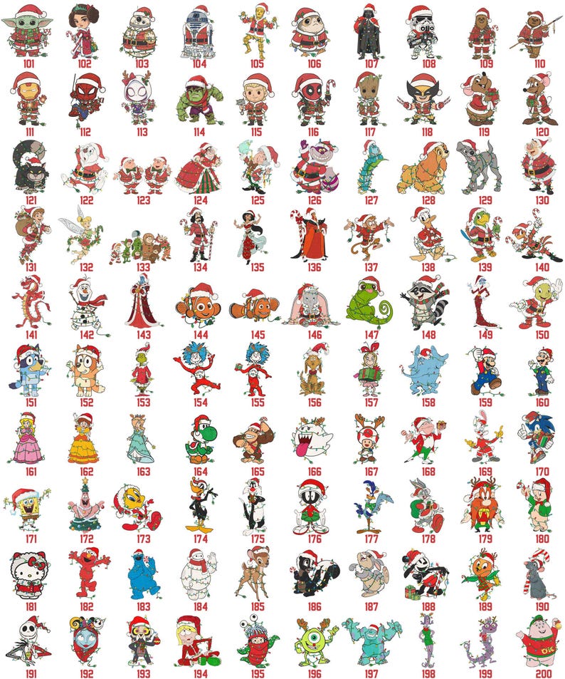 Disney Pixar Cars All Characters Christmas Lights shirt McQueen Sally Tow Mater Doc Hudson Mickey Stitch,Star Wars,Princess Xmas Lights Tee image 7