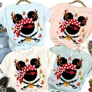 Chemise famille Disney Pirate Cruise, chemise Disney Pirates des Caraïbes, chemise pirate, Mickey et Minnie Disney Cruise Noël 2026