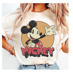 Disney Mickey And Friends Mickey Mouse Retro Shirt, Disneyland Family Matching Shirt, Magic Kingdom Tee, WDW Epcot Theme Park Shirt