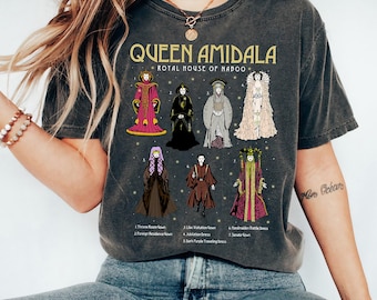 Camiseta con póster de libros de texto de la Reina Amidala de Star Wars, Star Wars Celebration, camiseta de Galaxy's Edge, camisetas familiares a juego de Disneyland WDW