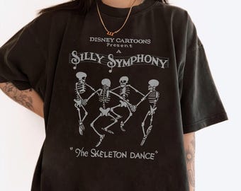 Disney Silly Symphonies The Skeleton Dance Vintage Logo Shirt, Mickey's Not So Scary Party 2026, Witchcraft Halloween Party Shirt
