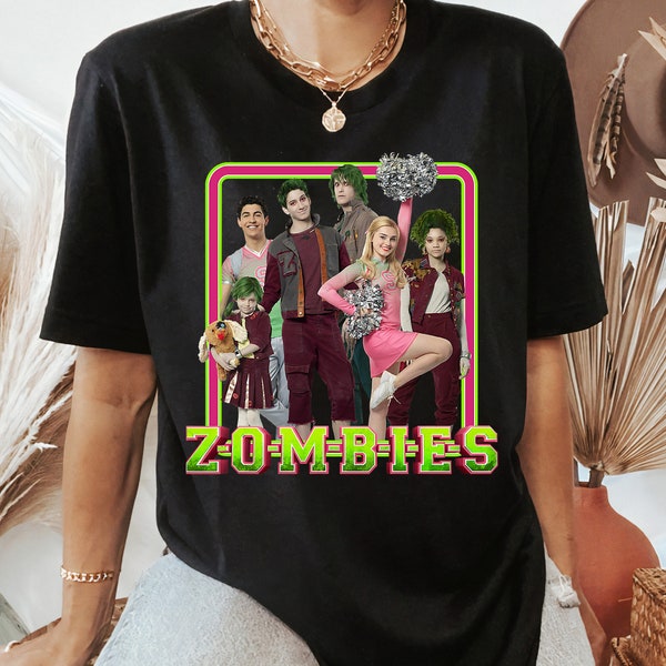 Disney Zombies vriend groep T-shirt Unisex T-shirt voor mannen vrouwen lange mouw hoodie sweatshirt Kid T-shirt