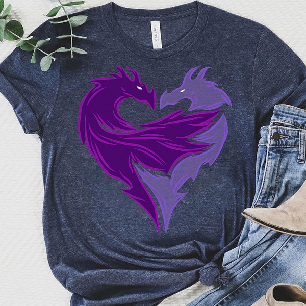 Disney Descendants 2 Mal Dragon T-Shirt, Magic Kingdom Shirt, Walt Disney World Tee, Disneyland Family Matching Shirts