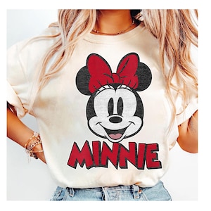 Disney Mickey And Friends Minnie Mouse Classic Portrait , Disneyland Family Matching Shirt, Magic Kingdom Tee, WDW Epcot Theme Park Shirt