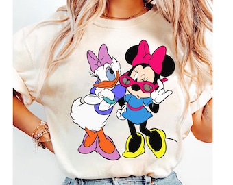 Disney Mickey And Friends Daisy & Minnie Fashion Shirt, Disneyland Family Matching Shirt, Magic Kingdom Tee, WDW Epcot Theme Park Shirt