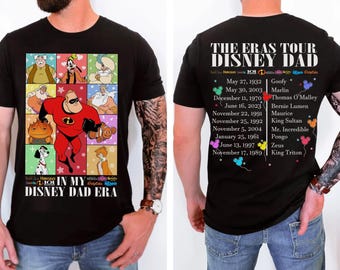 Disney The Eras Tour Shirt, In My Disney Dad Era Shirt, Disney Dad Best Dad Shirt, Father's Day Gift Tee, Disney Family Matching Shirt,