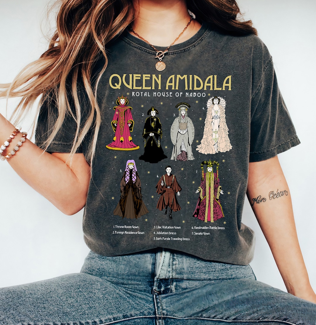 Star Wars Queen Padmé Amidala Ombré Women's Plus Size Cropped T-Shirt