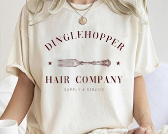 Dinglehopper Hair Company-skjorta, Lilla sjöjungfrun-inspirerad skjorta, Prinsessan Ariel-skjorta, Disney-matchskjorta för familjen, Disneyland-utflyktskläder