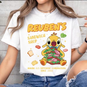 Disney Lilo and Stitch Reuben Shirt, Reuben’s Sandwich Shop Tee, Making 625 Combinations Since 2003 Shirt, WDW Disneyland Trip Shirt image 3