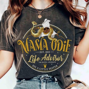 Disney Funny Mama Odie Life Advisor Shirt, The Princess And The Frog Shirt, Disney Animal Kingdom Theme Park Tshirt, Disneyland Trip