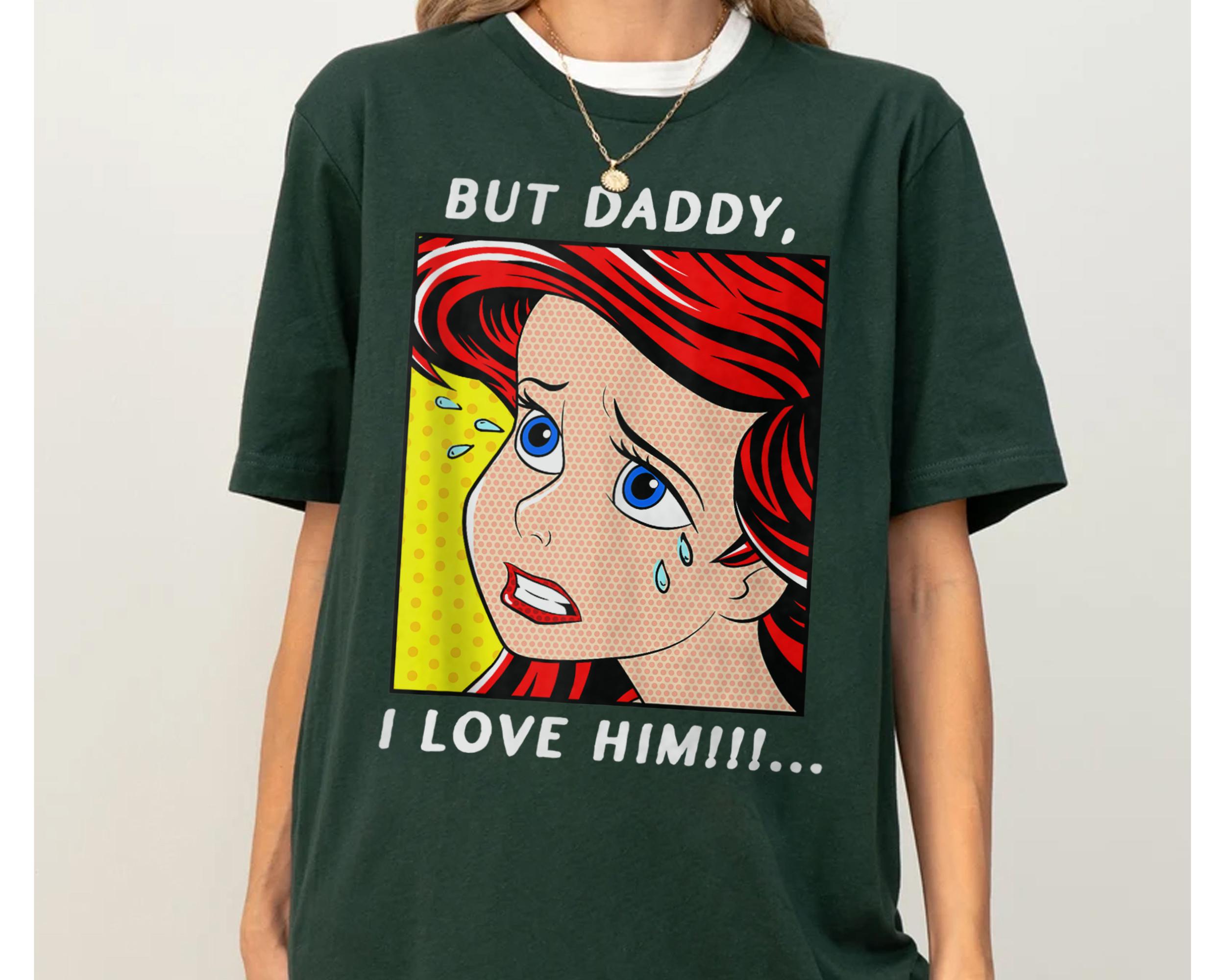 ディズニー アリエル Tシャツ XL ディズニー アリエル 人魚だけどパパ大好きTシャツ、リトル