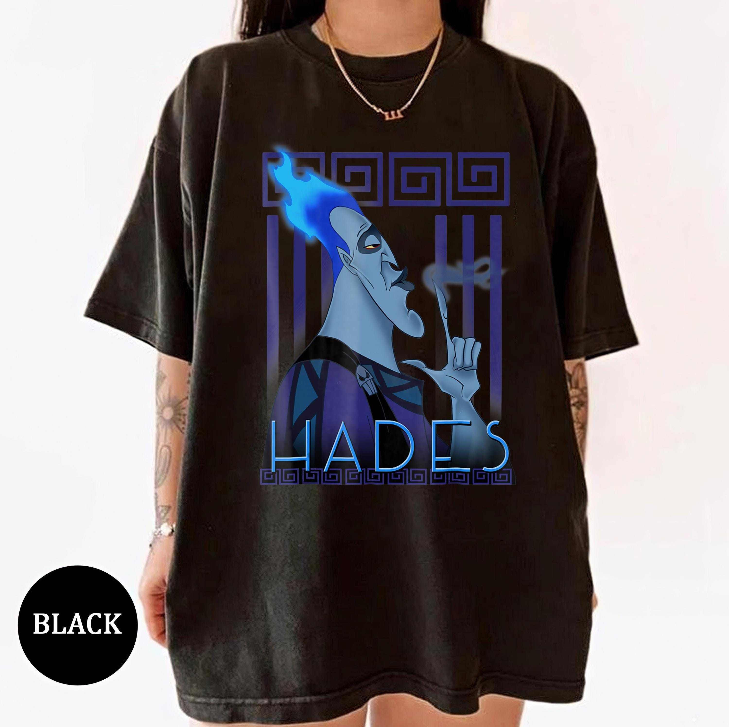 Disney Hercules Hades Geometric Portrait Graphic Shirt, Disney